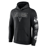 Big & Tall Fanatics All Team Milwaukee Bucks Hooded Sweatshirt- Front
