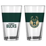 Logo Brand Icon 16oz Milwaukee Bucks Pint Glass