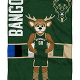 Uncanny Brands Bango Milwaukee Bucks 60"x80" Throw Blanket