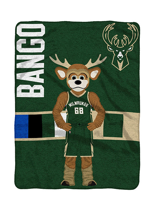 Uncanny Brands Bango Milwaukee Bucks 60"x80" Throw Blanket