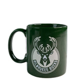 Uncanny Brands Global Bango Milwaukee Bucks Mug & Warmer-mug- global logo