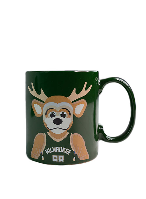 Uncanny Brands Global Bango Milwaukee Bucks Mug & Warmer- mug - bango