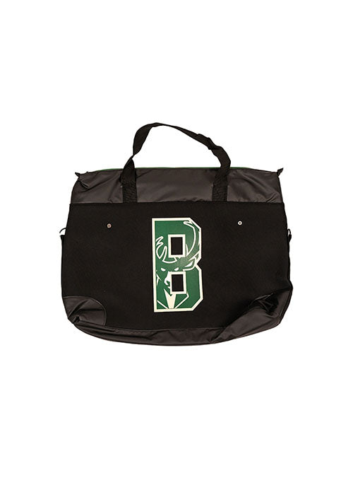 FISLL Black Milwaukee Bucks Shopper Tote - Side View