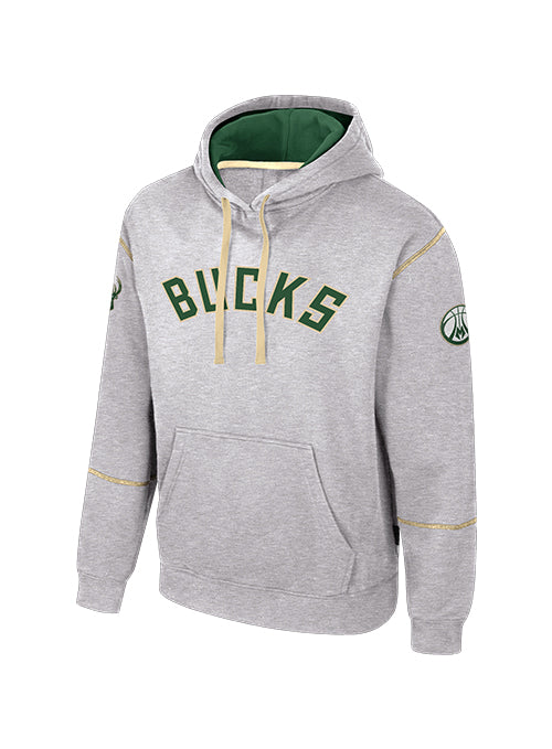 Stadium Essentials Monument Milwaukee Bucks Hooded Sweatshirt-front