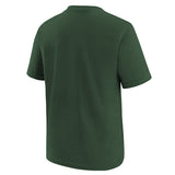Youth Nike Courtside Max90 Green Milwaukee Bucks T-Shirt - Back View