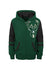 Juvenile Outerstuff To The League Milwaukee Bucks Full-Zip Hooded Sweatshirt in Green and Black - Front View
