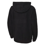 Youth Outerstuff Crossover Milwaukee Bucks Hooded Fleece Sweatshirt in Black - Back View