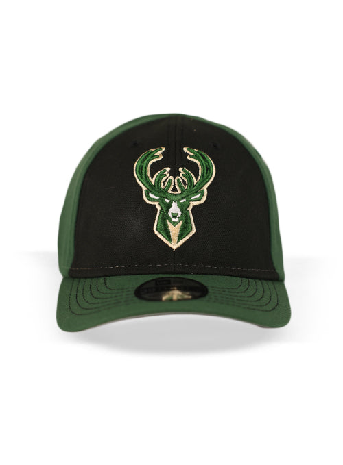 Toddler 39Thirty 2Tone Icon Milwaukee Bucks Flex Fit Hat-front