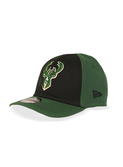 Toddler 39Thirty 2Tone Icon Milwaukee Bucks Flex Fit Hat-angled left