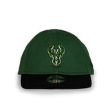 Infant New Era 9Twenty My First Milwaukee Bucks Adjustable Hat-front