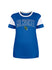 Women's New Era City Over Logo Milwaukee Bucks T-Shirt in Blue - Front View