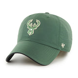 '47 Brand Clean Up Outburst Green Milwaukee Bucks Adjustable Hat- front