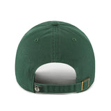 '47 Brand Clean Up Wordmark Green Milwaukee Bucks Adjustable Hat- back