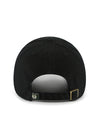 '47 Brand Clean Up Wordmark Black Milwaukee Bucks Adjustable Hat-back 
