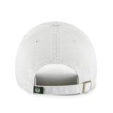 '47 Brand Clean Up Text Grey Milwaukee Bucks Adjustable Hat- back