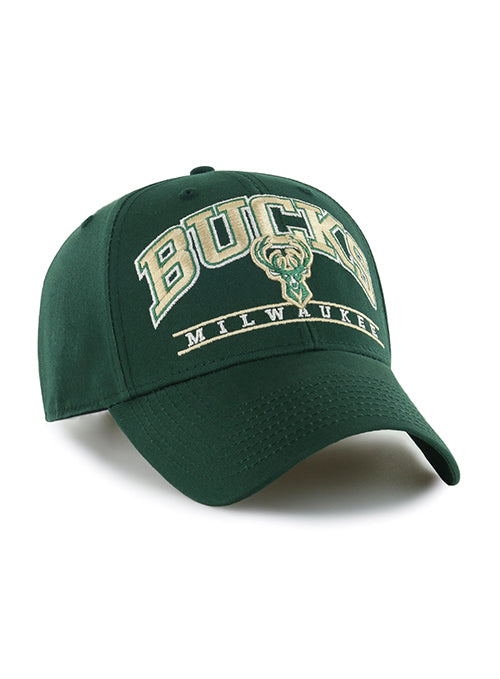 '47 Brand MVP Fletcher Green Milwaukee Bucks Adjustable Hat- angled right