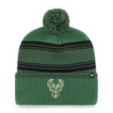 '47 Brand Cuff Pom Fadeout Milwaukee Bucks Knit Hat- front
