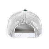 Youth '47 Brand Trucker Scramble Milwaukee Bucks Adjustable Hat In Green - Back View
