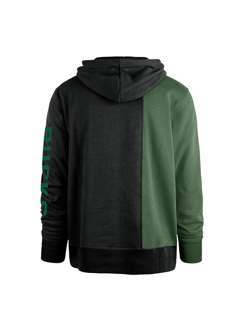 '47 Brand Kingston Fracture Milwaukee Bucks Hooded Sweatshirt- back