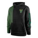 '47 Brand Kingston Fracture Milwaukee Bucks Hooded Sweatshirt-front