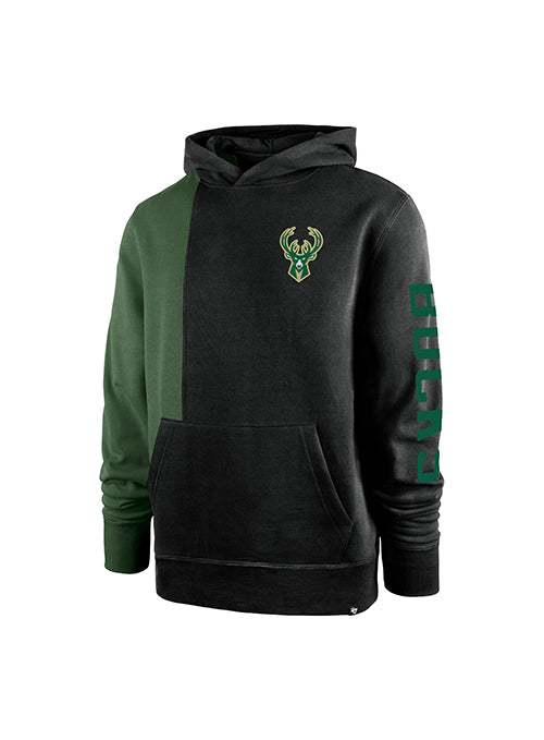 '47 Brand Kingston Fracture Milwaukee Bucks Hooded Sweatshirt-front