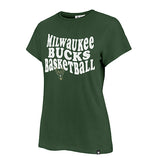 Women's '47 Brand Frankie Free Spirit Milwaukee Bucks T-Shirt-front