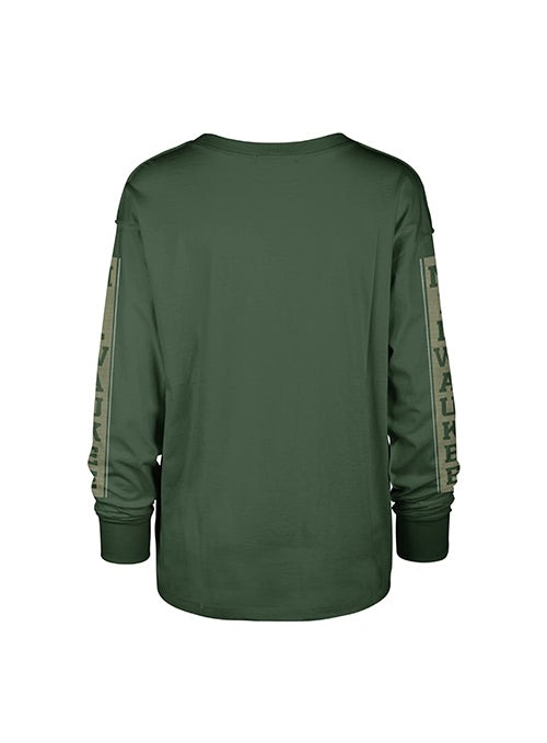 Women's Frankie Tomcat Soa Milwaukee Bucks Long Sleeve T-Shirt-back