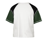 Women's '47 Brand Frankie Premier Gia Milwaukee Bucks Crop T-Shirt-back