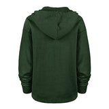 Women's '47 Brand Kennedy Wrapped Up Milwaukee Bucks Hooded Sweatshirt-back