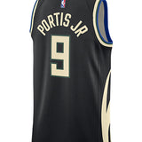 Jordan 2022 Statement Edition Bobby Portis Milwaukee Bucks Swingman Jersey-back