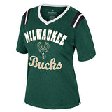 Women's Garden State Green Milwaukee Bucks T-Shirt- front