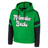 Youth Girls Band Manager Milwaukee Bucks Hooded Sweatshirt-front