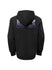 Youth Mitchell & Ness HWC '93 Hometown 2.0 Milwaukee Bucks Hooded Sweatshirt in Black and Purple - Back View