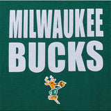 Mitchell & Ness HWC '68 Legendary Slub green Milwaukee Bucks T-Shirt-chest