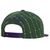 Mitchell & Ness HWC '93 City Pinstripe Milwaukee Bucks Snapback Hat= back