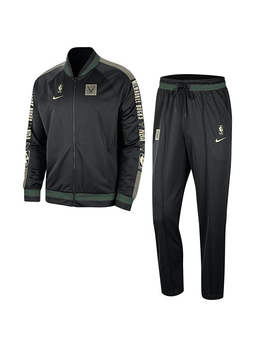 Nike Courtside 23 Starting 5 Black Milwaukee Bucks Tracksuit