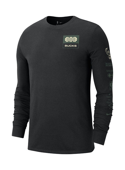 Nike Essential Fade Milwaukee Bucks Long Sleeve T-Shirt