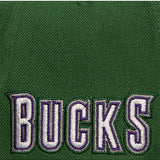 Mitchell & Ness HWC '93 Now You See Milwaukee Bucks Snapback Hat-side patch