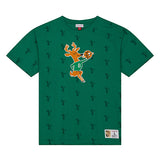 Mitchell & Ness '68 AOP Green Milwaukee Bucks T-Shirt-front