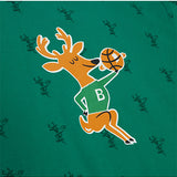 Mitchell & Ness '68 AOP Green Milwaukee Bucks T-Shirt-chest