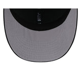 New Era 9Fifty Square Icon Mesh Milwaukee Bucks Snapback Hat in Green and White - Underbill View