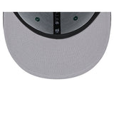New Era 9Fifty Headline 2-Tone Milwaukee Bucks Snapback Hat in Green and Black - Underbill View