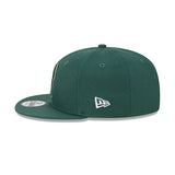 New Era 9Fifty State Patch Green Milwaukee Bucks Snapback Hat in Green - Left Side View