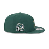 New Era 9Fifty State Patch Green Milwaukee Bucks Snapback Hat in Green - Right Side View