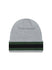 New Era Cuff Banded Stripe Milwaukee Bucks Knit Hat in Green and Grey - Back View