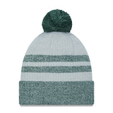 New Era Cuff Pom Patch Icon Milwaukee Bucks Knit Hat- Back View