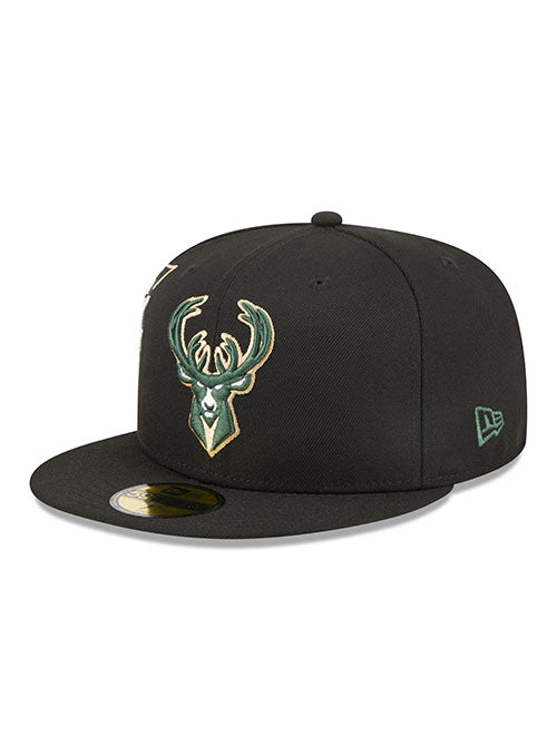 New Era 59Fifty Neon Side Hit Milwaukee Bucks Fitted Hat