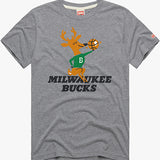 Homage HWC '68 Grey Milwaukee Bucks T-Shirt