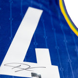 Signed Jordan 2020 All-Star Giannis Antetokounmpo Blue Milwaukee Bucks Swingman Jersey-signature