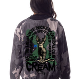 The Wild Collective Cargo Club Milwaukee Bucks Bomber Jacket-back 2